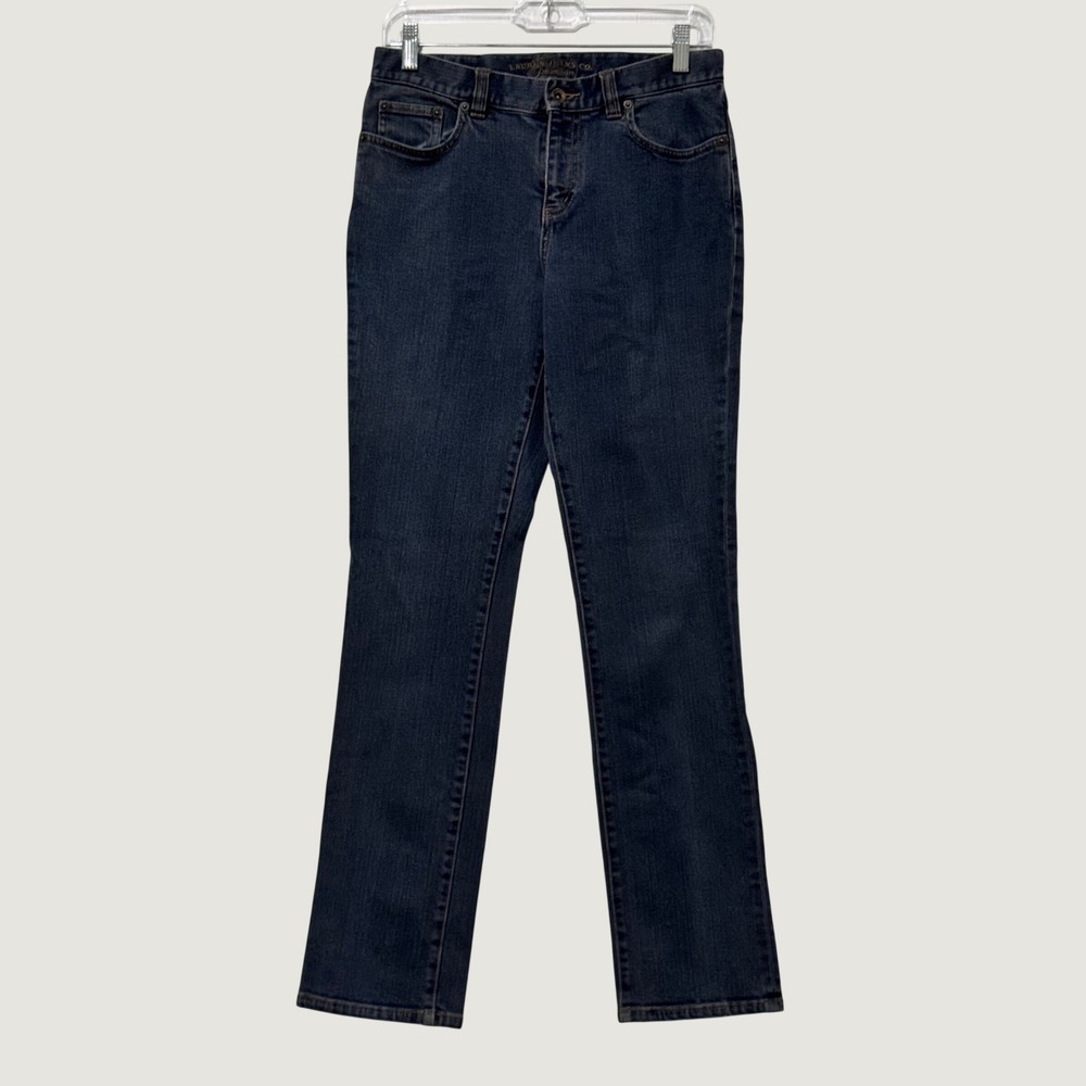 Lauren Jeans Co Jeans Women 6 Blue Premium Straight Leg Dark Wash Denim Pants